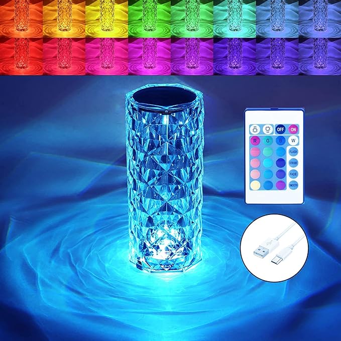 16 Color Crystal Wave Lamp