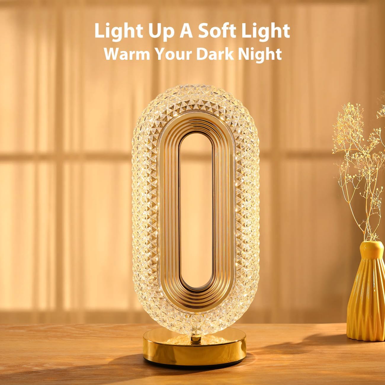 Oval Shine Table Lamp